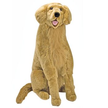 melissa & doug plush golden retriever