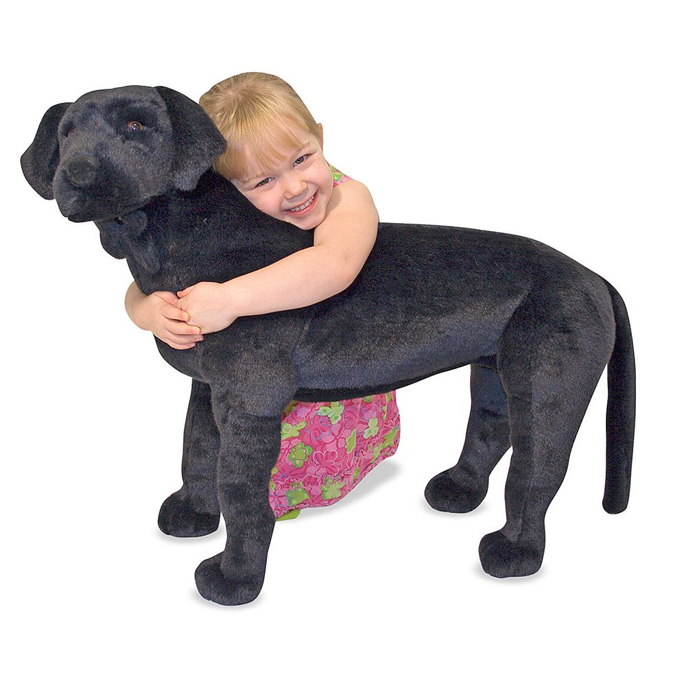 Melissa & Doug Black Lab Plush Toy