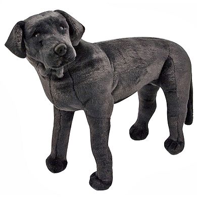 Melissa and Doug Black Lab Plush Toy