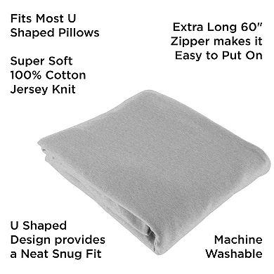 Hastings Home Full Body U-Shaped Pillow Cover