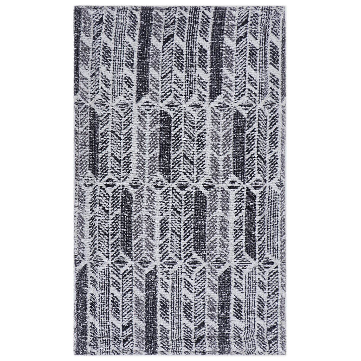 Home Dynamix Royalty Vega Area Rug, Size: 5 x 7, Black