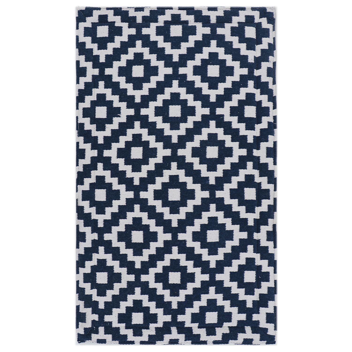 RugSmith Blue Medallion Anti-Fatigue Kitchen Mat, 20 x 36