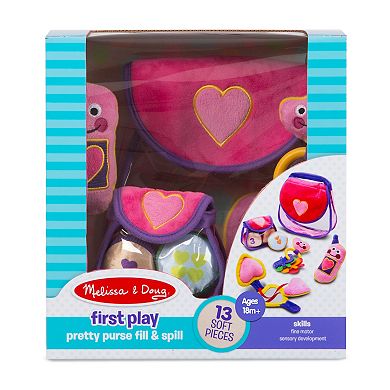 Melissa & Doug Pretty Purse Fill and Spill Soft Play Set Toddler Toy