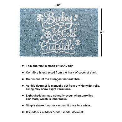 RugSmith Baby It's Cold Outside 18'' x 30'' Doormat