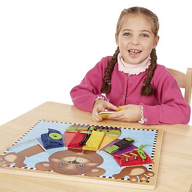Melissa and Doug Basic Dressing Skills Board