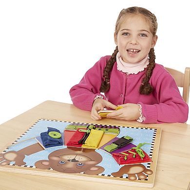 Melissa & Doug Basic Dressing Skills Board