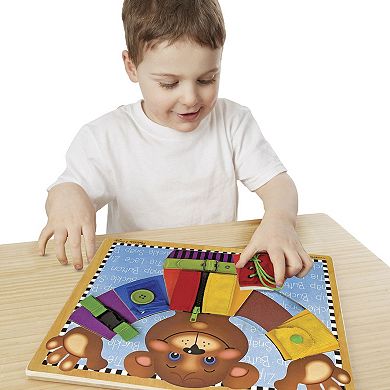 Melissa & Doug Basic Dressing Skills Board