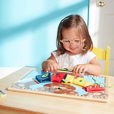 Melissa & Doug Basic Dressing Skills Board