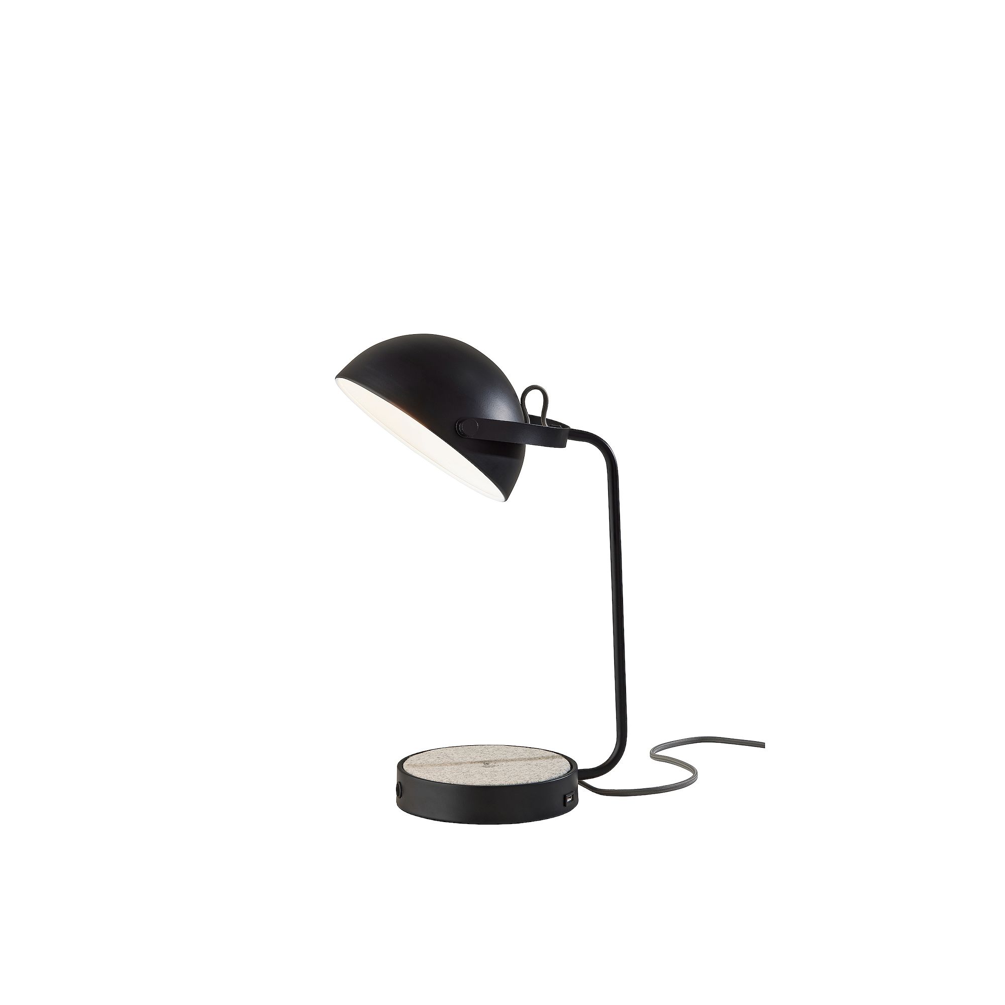 ADESSO Wireless Charging Desk Lamp, Black