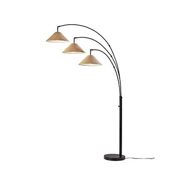 ADESSO Braxton 3-Arm Arc Floor Lamp