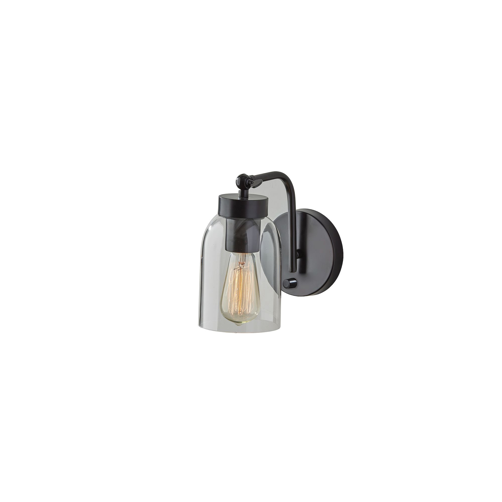 ADESSO Bristol Wall Lamp, Black