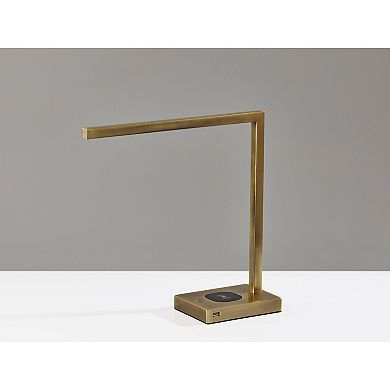 ADESSO Wireless Charging LED Desk Table Lamp