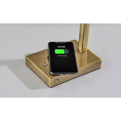 ADESSO Wireless Charging LED Desk Table Lamp