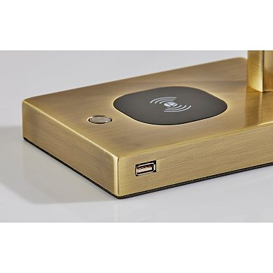 ADESSO Wireless Charging LED Desk Table Lamp