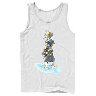 Men's Disney Kingdom Hearts Sora Sea Salt Ice Cream Sketch Tank Top