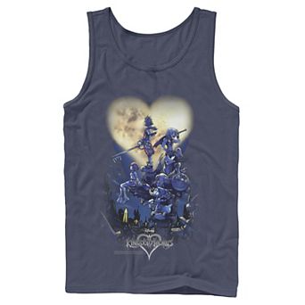 Men's Disney Kingdom Hearts Group Shot Logo Tank Top
