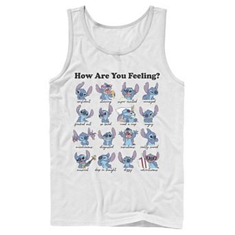 Men's Disney Lilo & Stitch How Are You Feeling Today Chart Tank Top