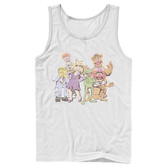 Men's Disney Muppets Group Shot Illustrated Tank Top
