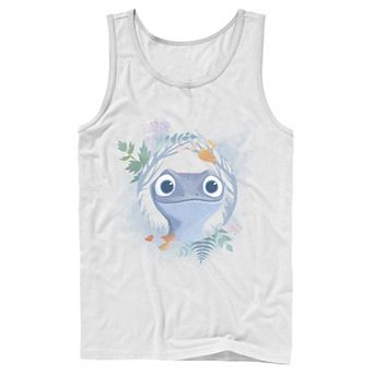 Men's Disney Frozen 2 Bruni The Salamander Watercolor Portrait Tank Top