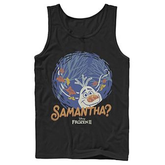 Disney's Frozen 2 Olaf Men's Samantha Circle Portrait Tank Top