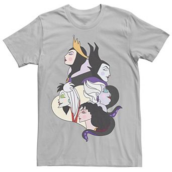 Disney's Villains Side Profile Group Shot Men's Tee