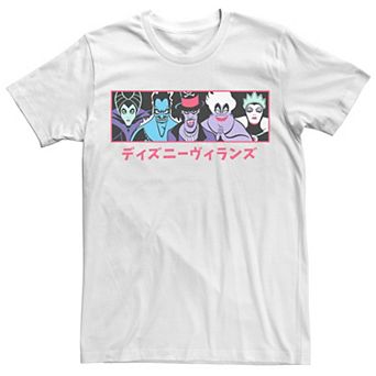 Men's Disney Villains Group Shot Kanji Panel Tank Top