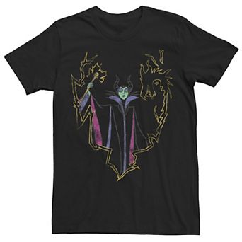 Disney's Maleficent Line Art Portrait Men's Tee