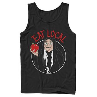 Disney's Snow White Wicked Witch Men's Eat Local Portrait Tank Top
