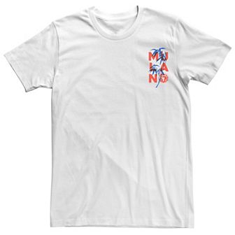 Disney's Mulan Men's Side Text Stack & Bamboo Tee