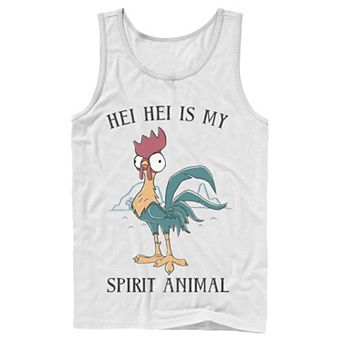 Men's Disney Moana "Hei Hei Is My Spirit Animal" Portrait Tank Top