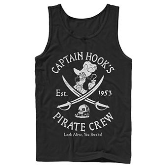 Disney's Peter Pan Captain Hook's Men's Pirate Crew Tank Top