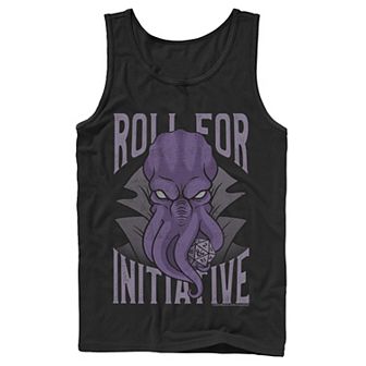 Men's Dungeons And Dragons Illithid Roll For Initiative Tank Top