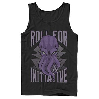 Men's Dungeons And Dragons Illithid Roll For Initiative Tank Top