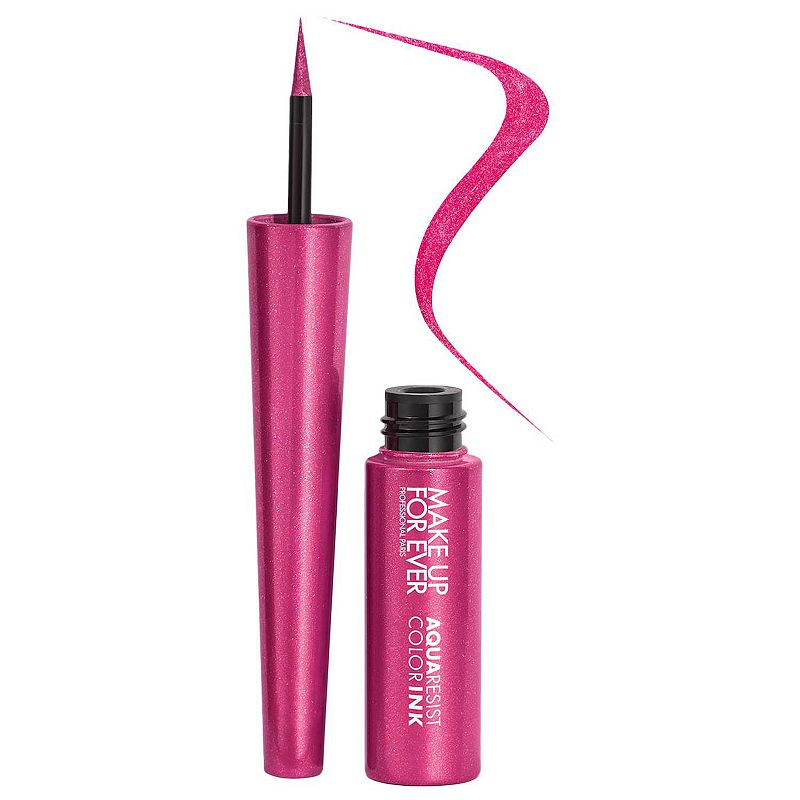 Aqua Resist Color Ink 24HR Waterproof Liquid Eyeliner, Size: .37Oz, Pink