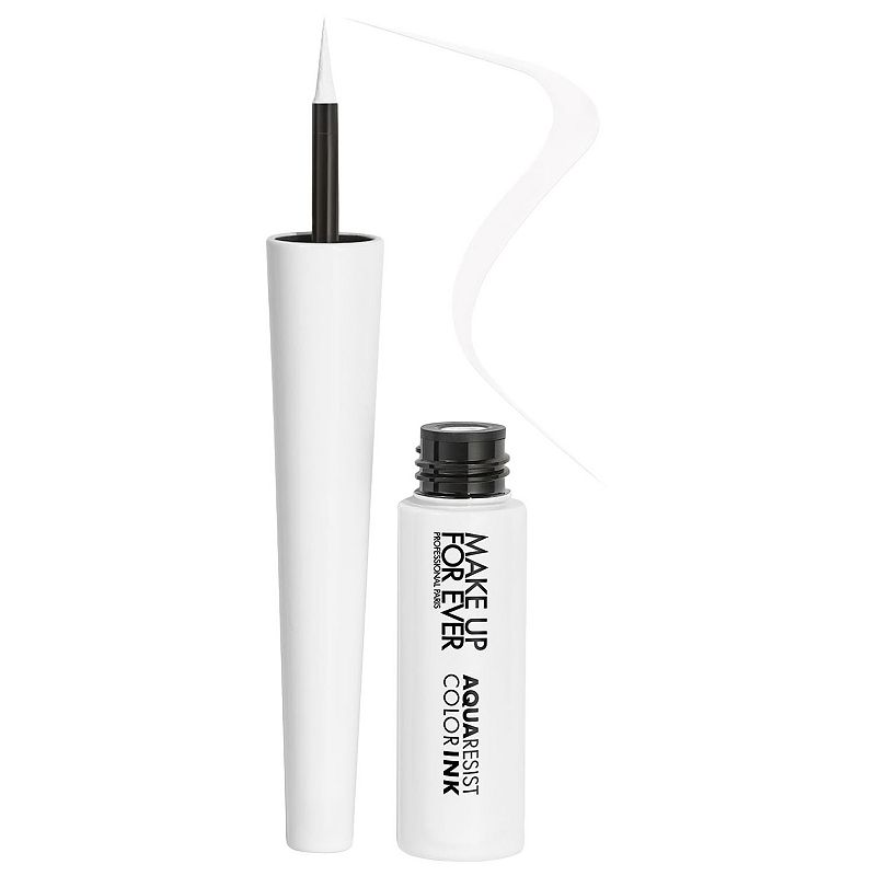 Aqua Resist Color Ink 24HR Waterproof Liquid Eyeliner, Size: .37Oz, White