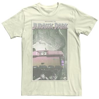 Men's Jurassic Park Iconic T-Rex Poster Tee