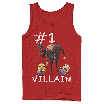 Men's Despicable Me Minions High School Most Likely To Photo Grid Tank Top