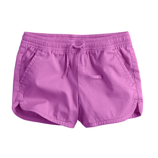 Girls 4-12 Jumping Beans® Dolphin Twill Pull-On Shorts