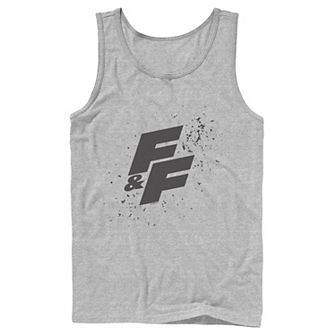 Men's Fast & Furious Paint Splatter Bold Logo Tank Top