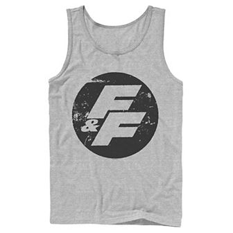 Men's Fast & Furious Distressed Circle Logo Tank Top