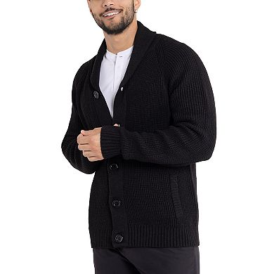 Men's Xray Shawl-Collar Knitted Cardigan Sweater