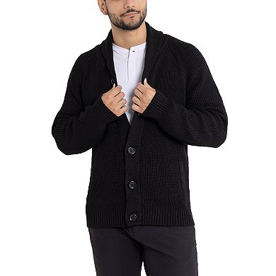 Men's Xray Shawl-Collar Knitted Cardigan Sweater