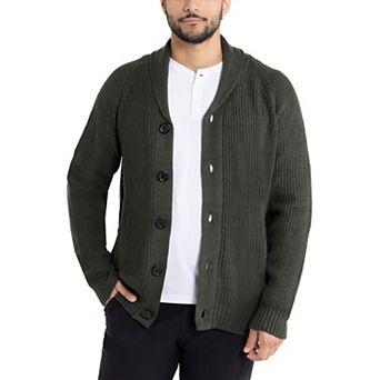 Men's Xray Shawl-Collar Knitted Cardigan Sweater