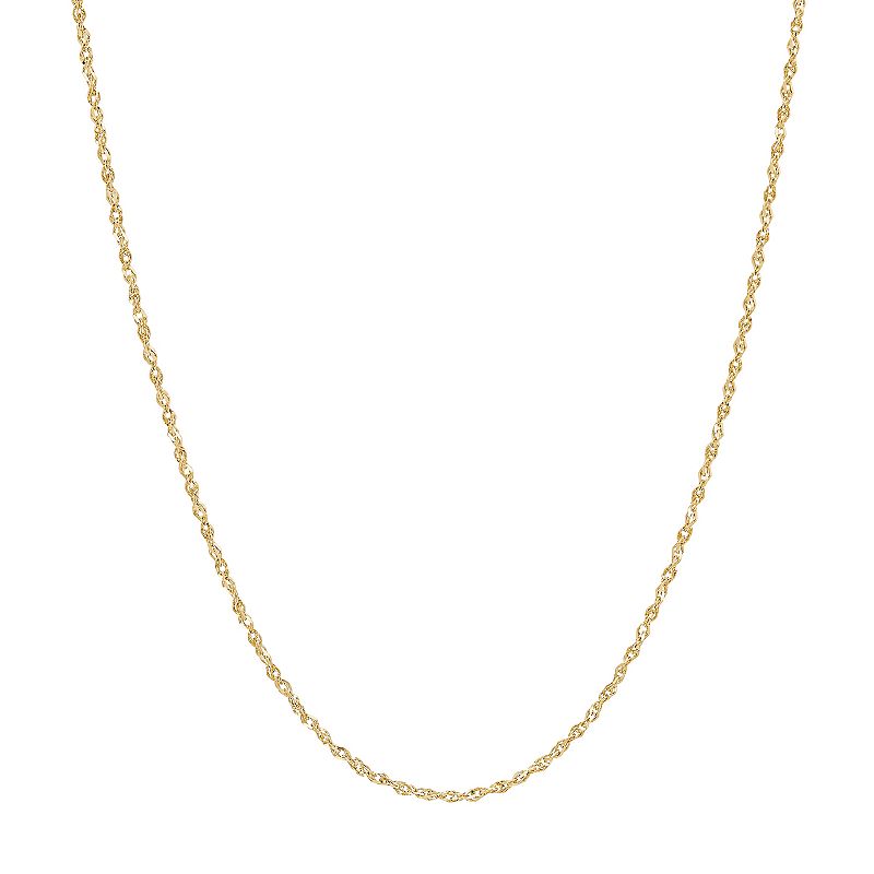 Everlasting Gold 14k Gold 1.15 mm Solid Perfectina Chain Necklace - 20 in.