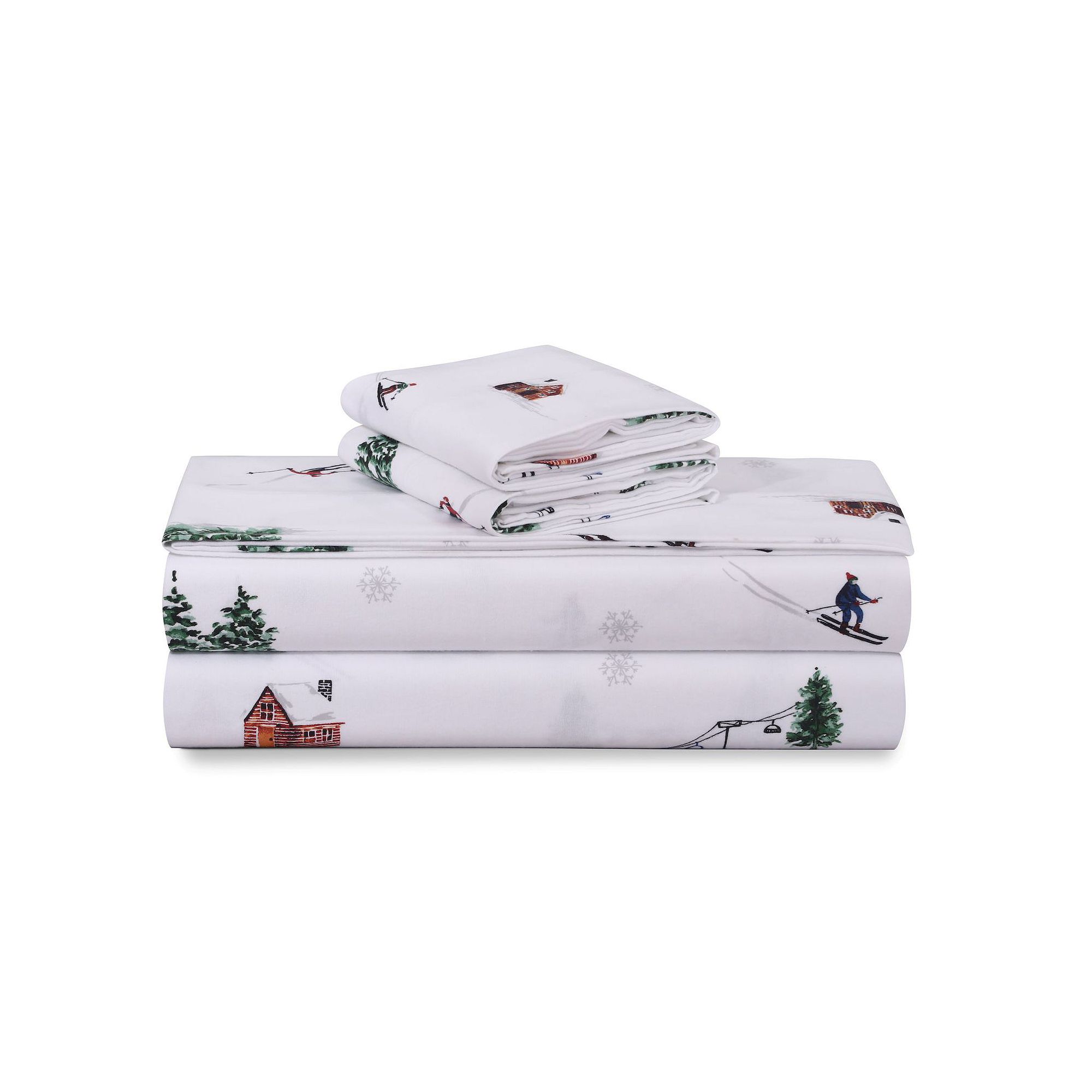 Azores Home Flannel Extra Deep Pocket Sheet Set, Aspen