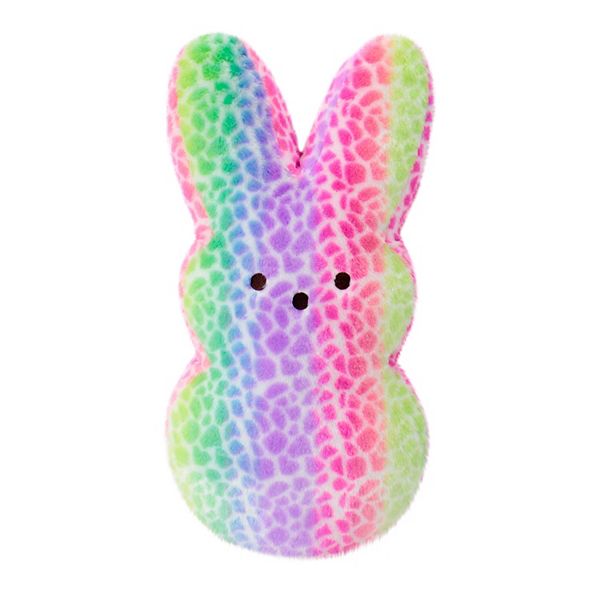 Animal Adventure Peeps 15-Inch Tie-Dye Leopard Print Bunny