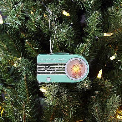 Mr Christmas Miniature Vintage Inspired Radio Christmas Ornament