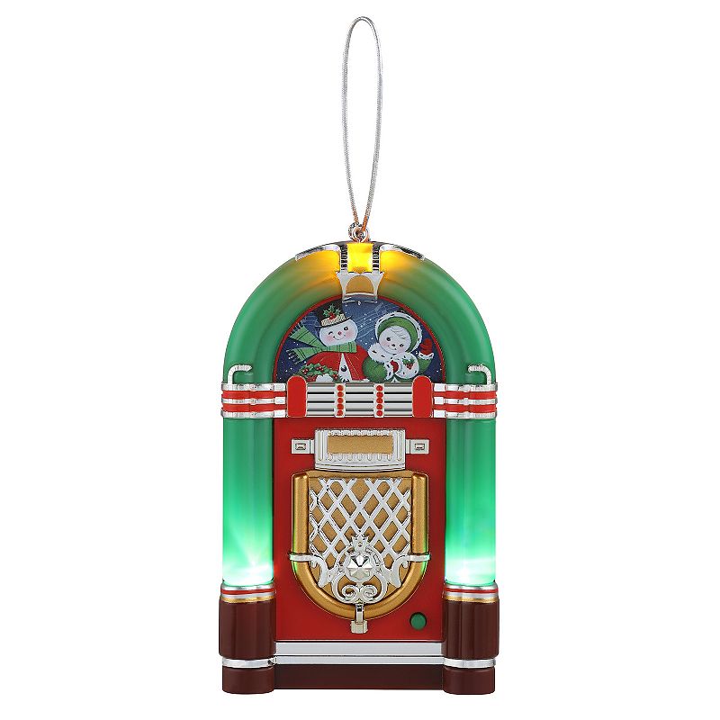Mr Christmas Miniature Jukebox Christmas Ornament, Multicolor