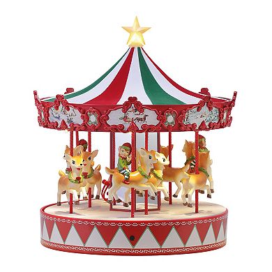 Mr Christmas Vintage Inspired Carousel Table Decor