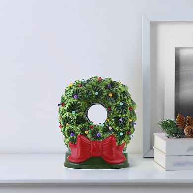 Mr Christmas Nostalgic Wreath Table Decor